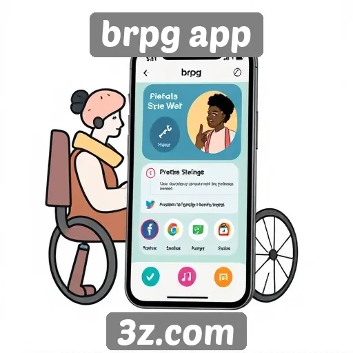 Acessibilidade e design do brpg app em foco